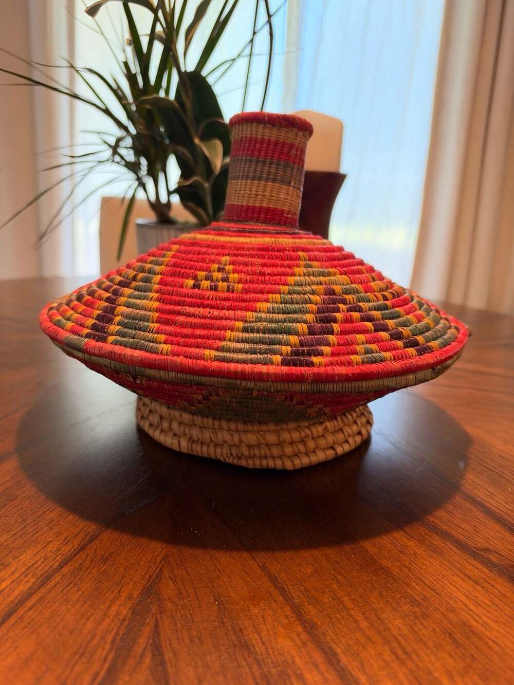 Ethiopian Hand Woven Mesob Basket Size 13